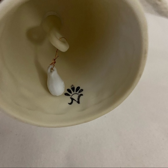 Arnart vintage ivory bisque porcelain mission bell - Picture 7 of 11